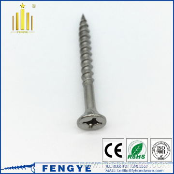 stainless steel square drive chipboard screw